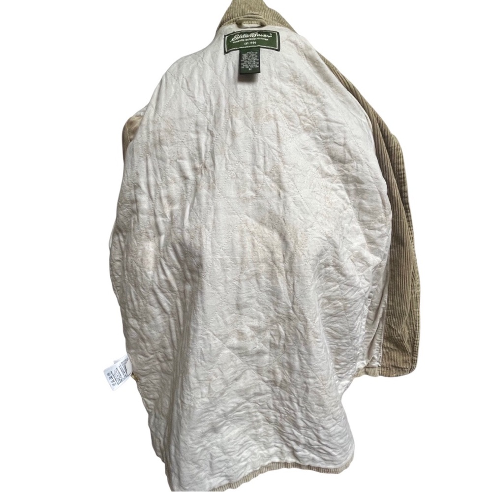Eddie Bauer Light Brown Corduroy Utility Jacket - Picture 3 of 7